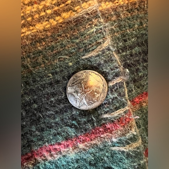 VTG Unlimited Quest Striped Western Wool Blend Button Up Jacket - Picture 4 of 6